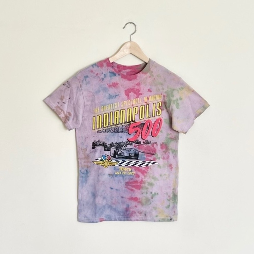 IMS 104th Indianapolis 500 Tie Dye 2020 Racing T Shirt Adult size Small